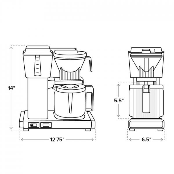 Technivorm Moccamaster KBGV Select Coffee Maker J.L. Hufford
