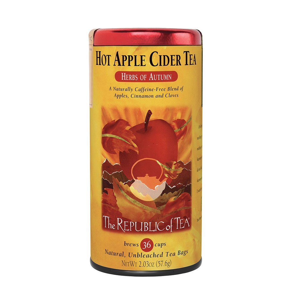 The Republic of Tea Gourmet Teas The Republic of Tea Hot Apple Cider Tea Bags 36 Ct. JL-Hufford