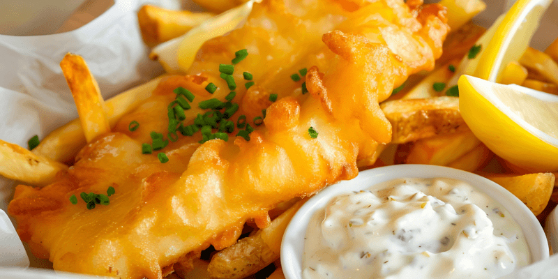 Ultimate Fish & Chips Recipe with Gourmet Tarter Sauce