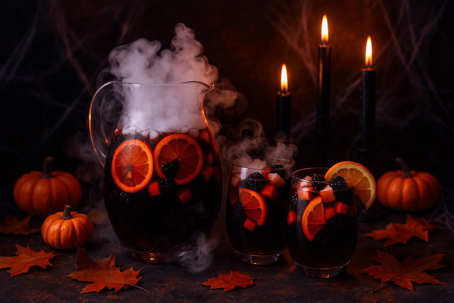 Spooky Sangria Spirit: A Halloween-Inspired Cocktail