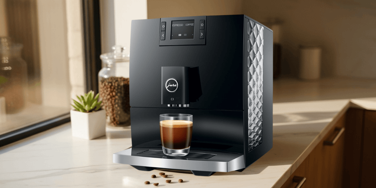 Introducing the JURA C3 Automatic Coffee Machine with P.E.P.