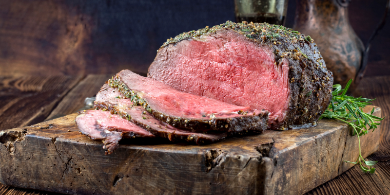 Food Recipe : Herb-Crusted Rib Roast