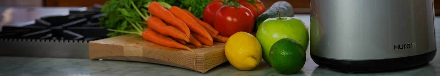 Various Fruits and Vegetables with Hurom Slow Juicer