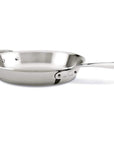 12 inch All-Clad d7 Stainless Skillet displayed on a white background