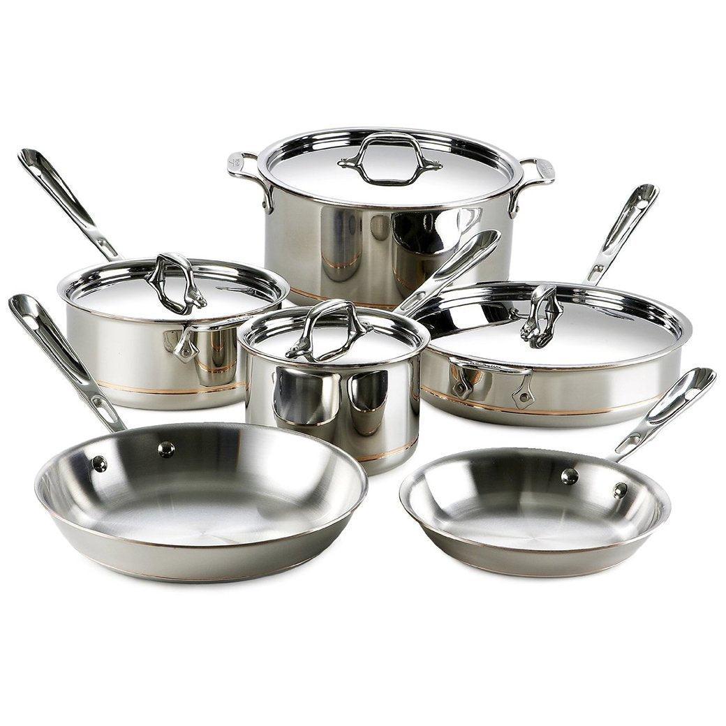 All-Clad Copper Core 10 Piece Cookware Set - Thumbnail 5