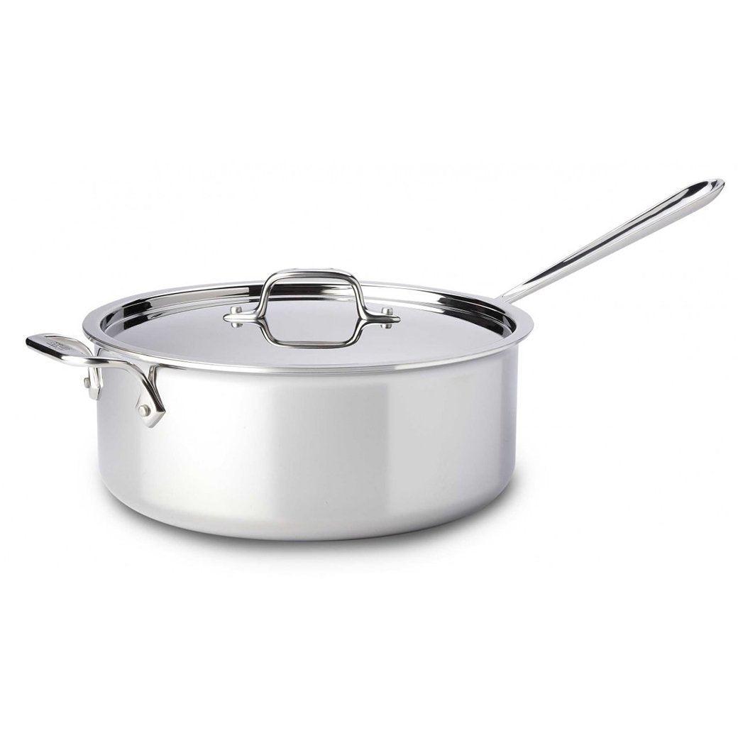 All-Clad Stainless 6 qt Deep Saute Pan - Thumbnail 2