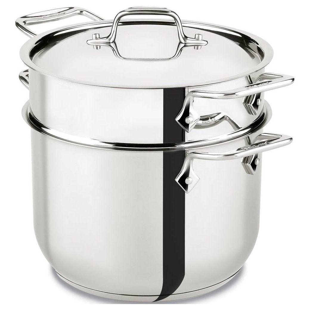 All-Clad 6 Qt Pasta Pot with Insert - Thumbnail 4
