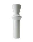white pipe displayed on a white background