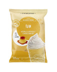 A 3.5 lb bag of Vivaz Blended Crème Flan drink mix, featuring a golden-yellow package with a vanilla ice cream cone and flan dessert illustration on a white background.