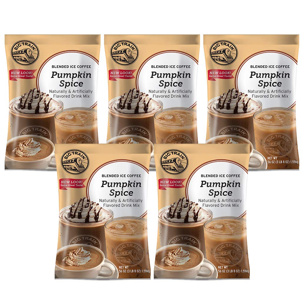 Big Train Blended Ice Coffee - 3.5 lb bags - Case of 5 - Single Flavor