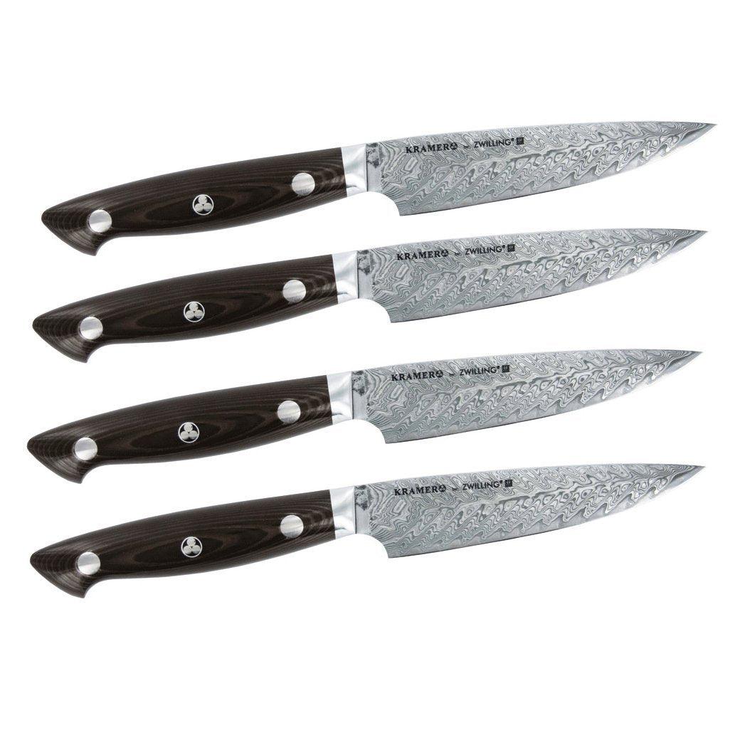 KRAMER by ZWILLING Damascus Stainless 4-piece Steak Set - Thumbnail 3