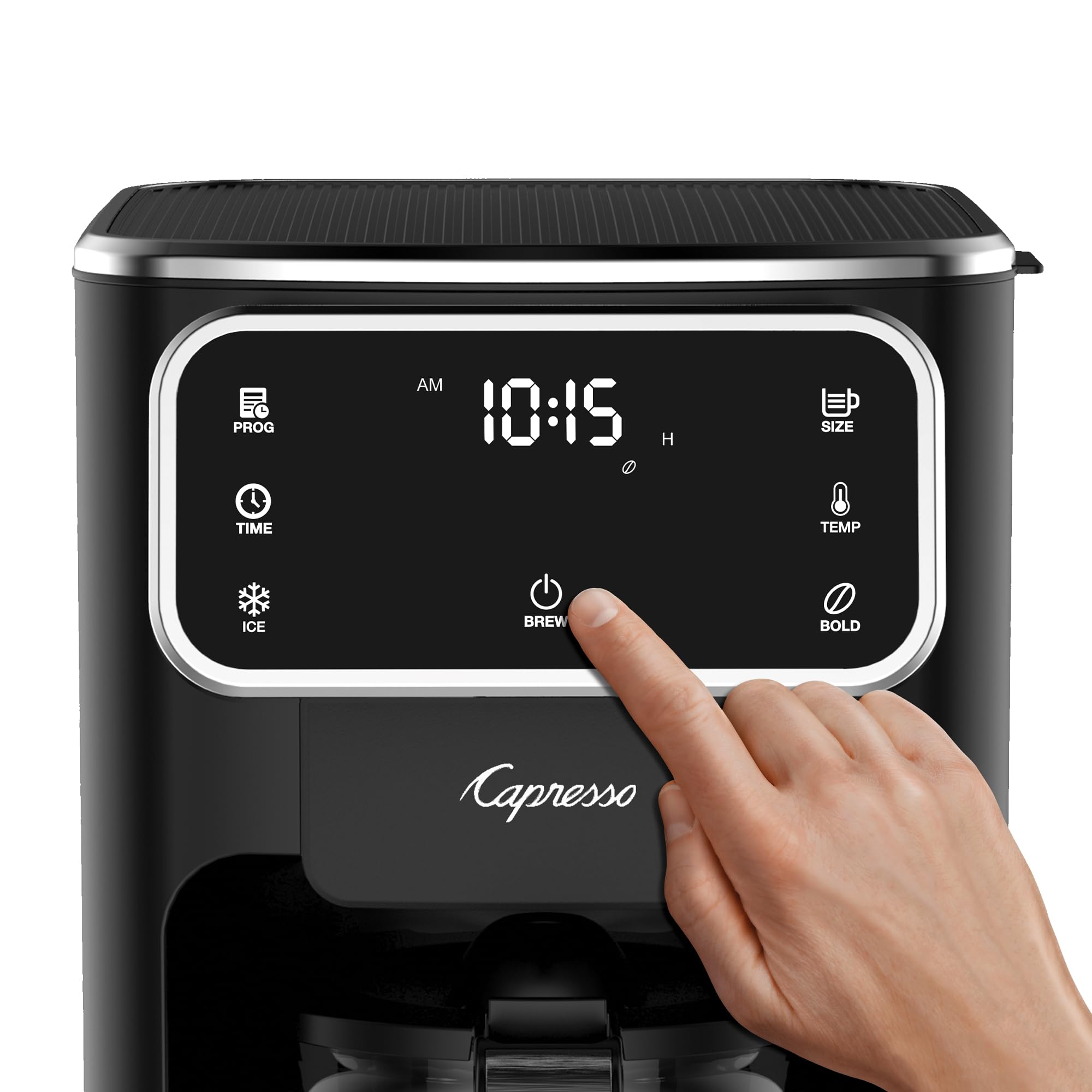 Capresso 12-Cup Touchscreen Coffee Maker with Glass Carafe - Thumbnail 5