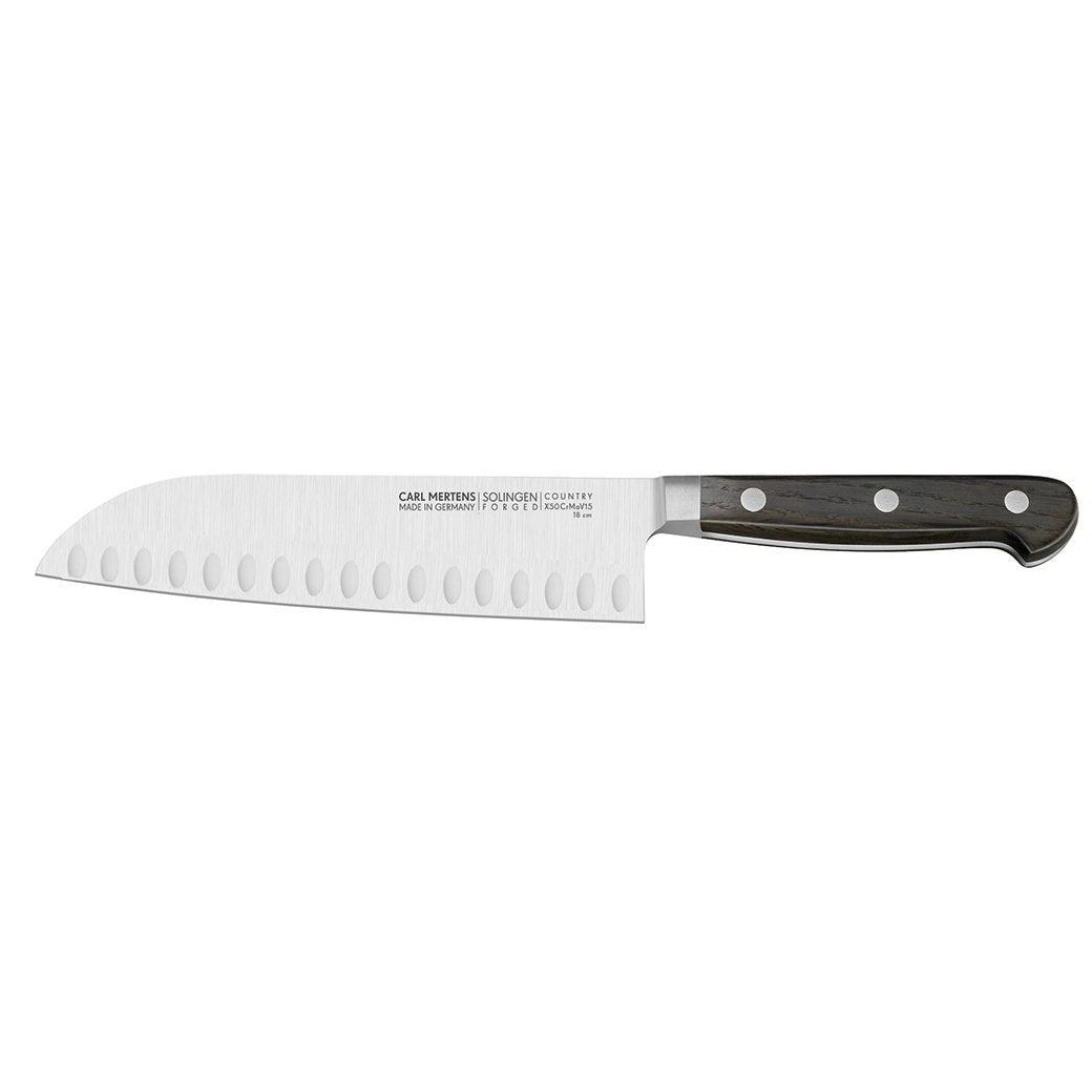 Carl Mertens Country 7″ Hollow Edge Santoku Knife