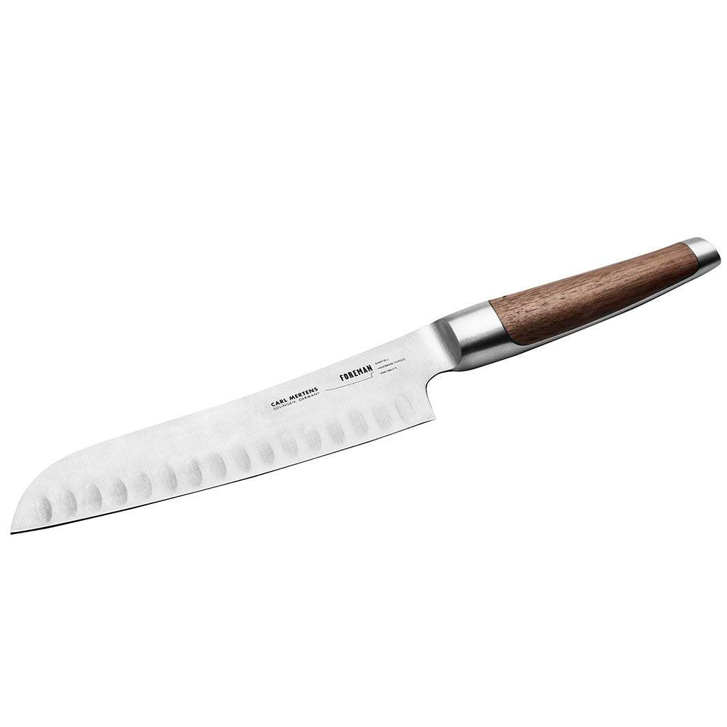 Carl Mertens Foreman 7″ Hollow Edge Santoku Knife - Thumbnail 3