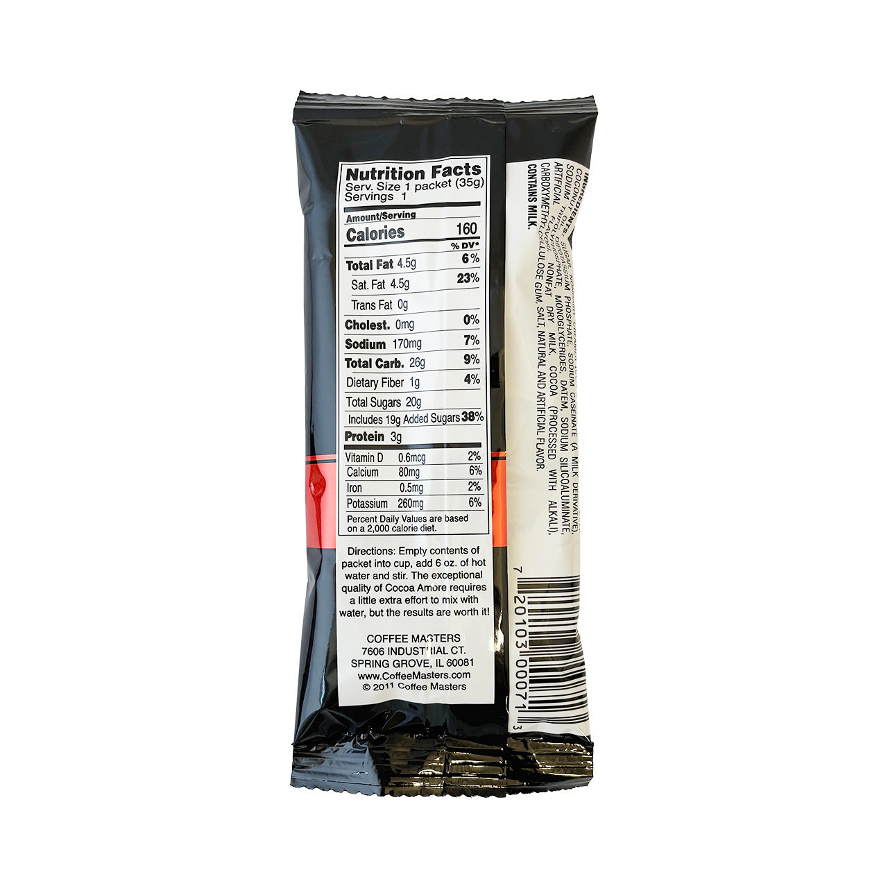 Cocoa Amore Hot Cocoa Single Serving