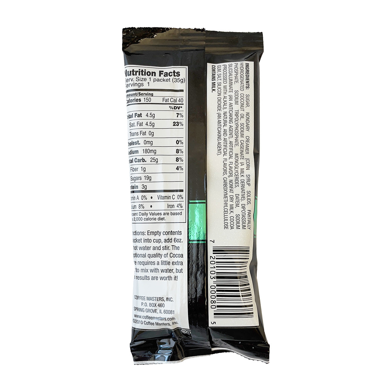 Cocoa Amore Hot Cocoa Single Serving