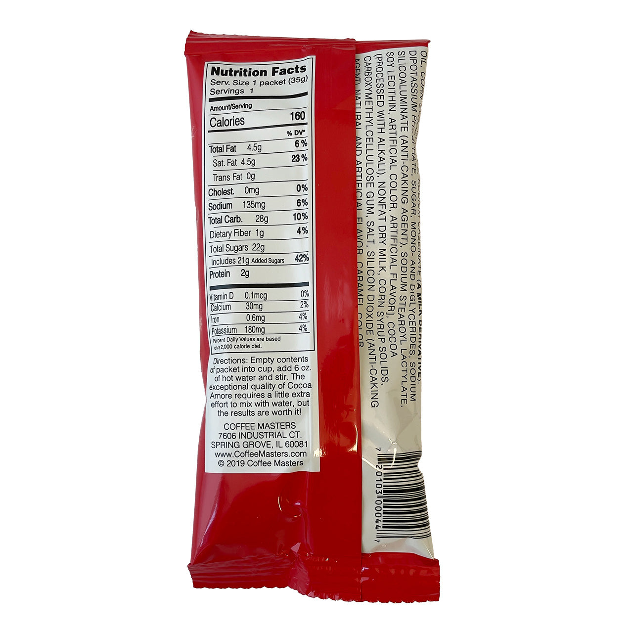 Cocoa Amore Single Serve Holiday/Seasonal Blend Hot Cocoa