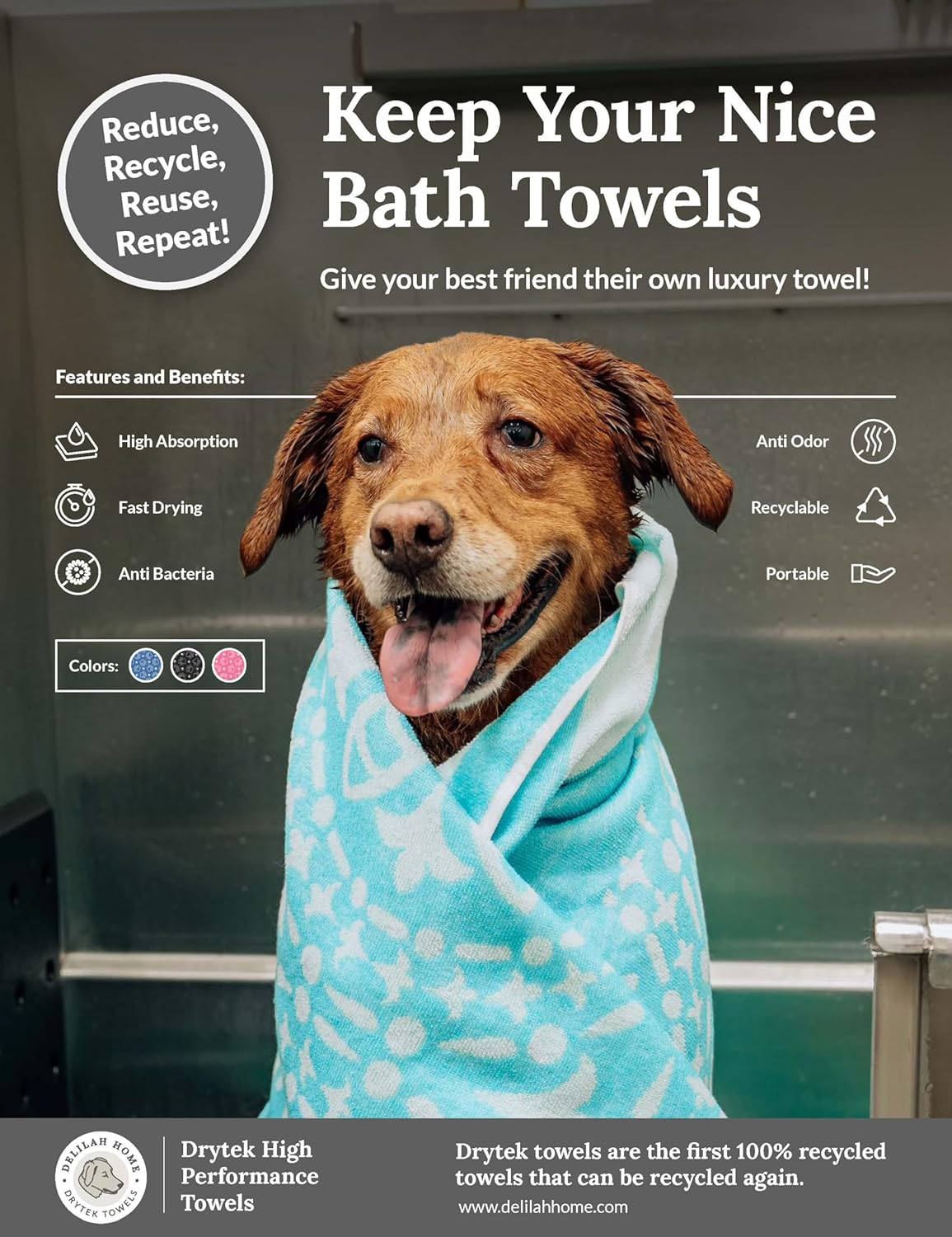 Delilah Home Drytek Beach Towel - Thumbnail 5