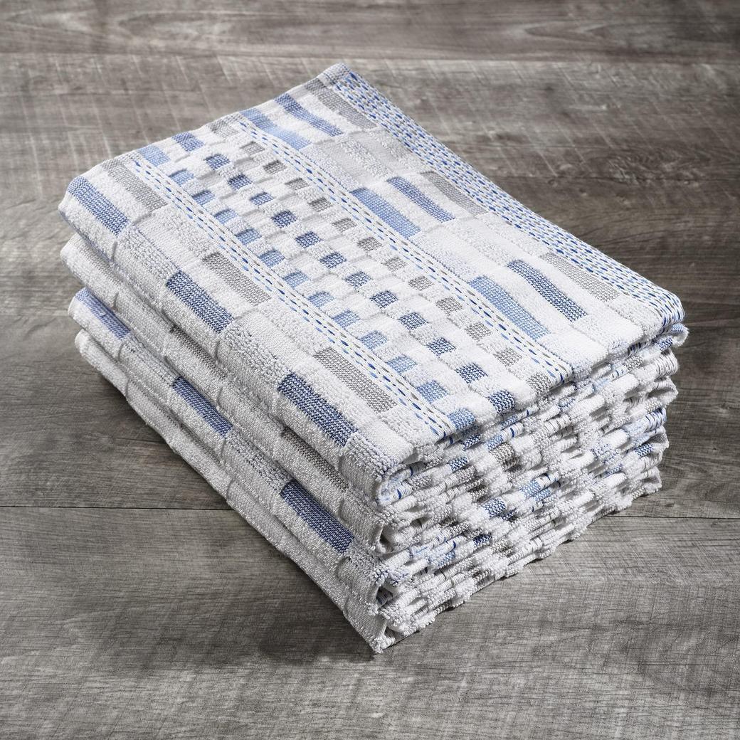 Delilah Home 100% Organic Cotton Kitchen Towels, set of 4 - Thumbnail 2