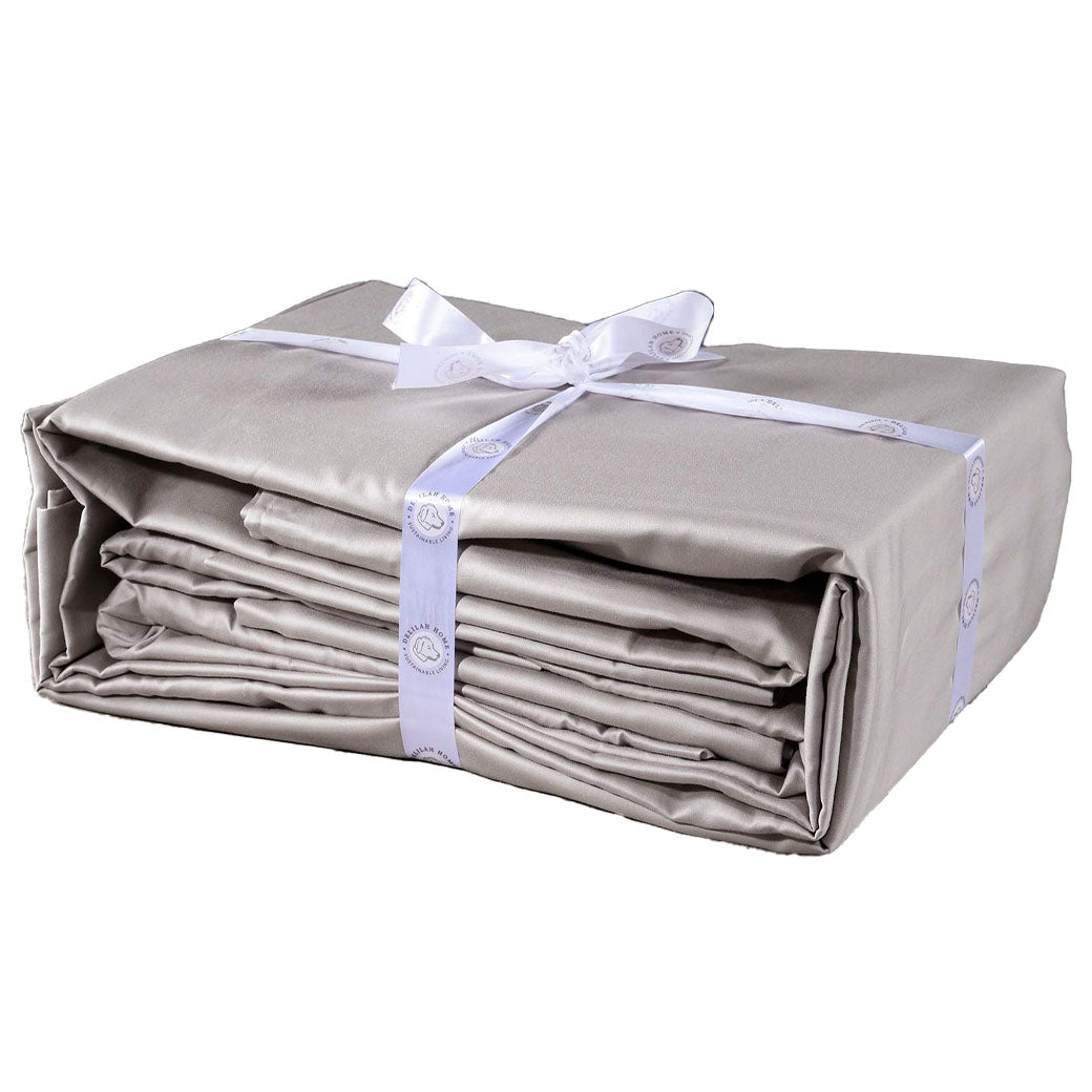 Delilah Home 100% Organic Cotton Bed Sheet Set - Thumbnail 3