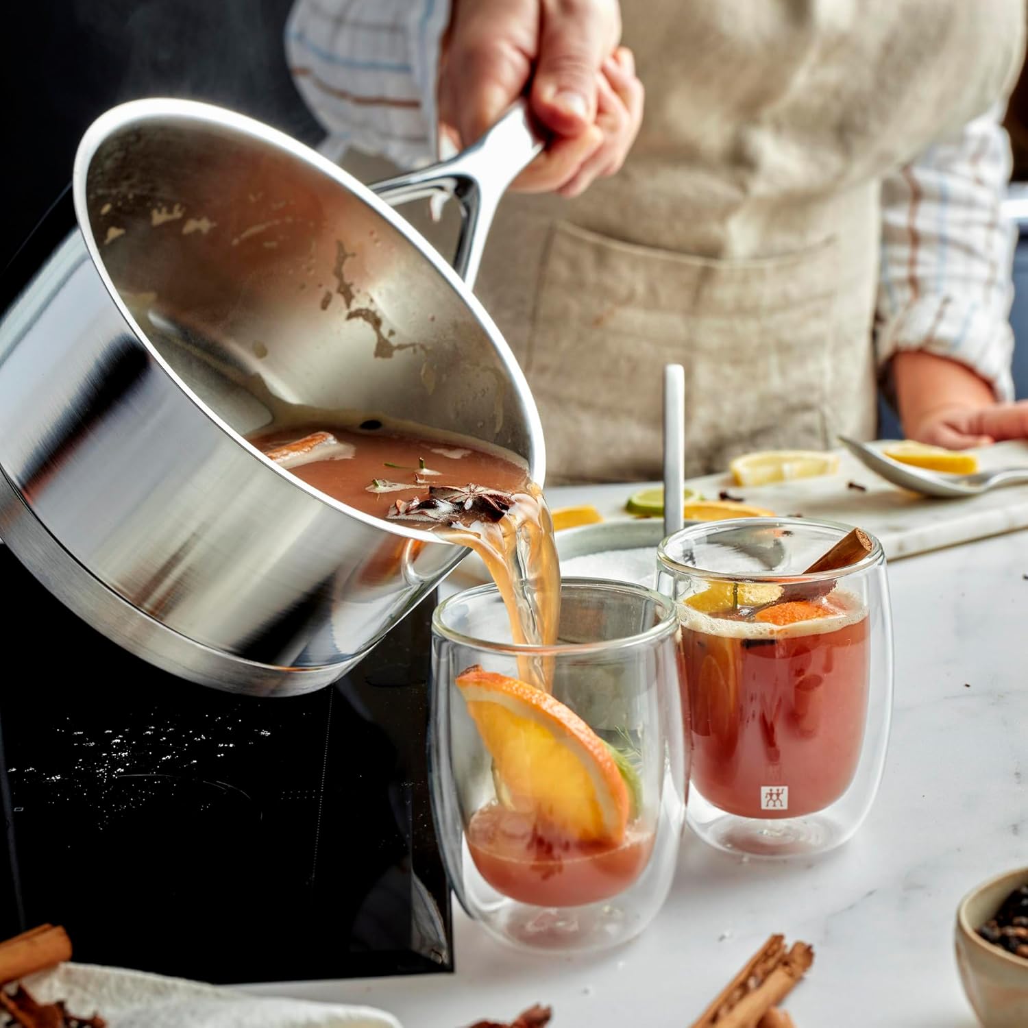 Demeyere Atlantis 3.2-qt Stainless Steel Saucepan - Thumbnail 5