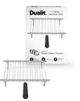 Dualit Classic Warming Rack with packaging on a white background
