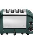 Dualit evergreen New Generation 4 Slice Toaster displayed on a white background