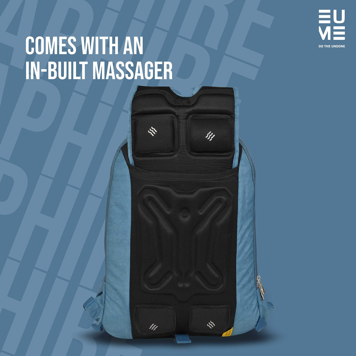 EUME Sapphire 20L Massager Laptop Backpack Grey | J.L. Hufford