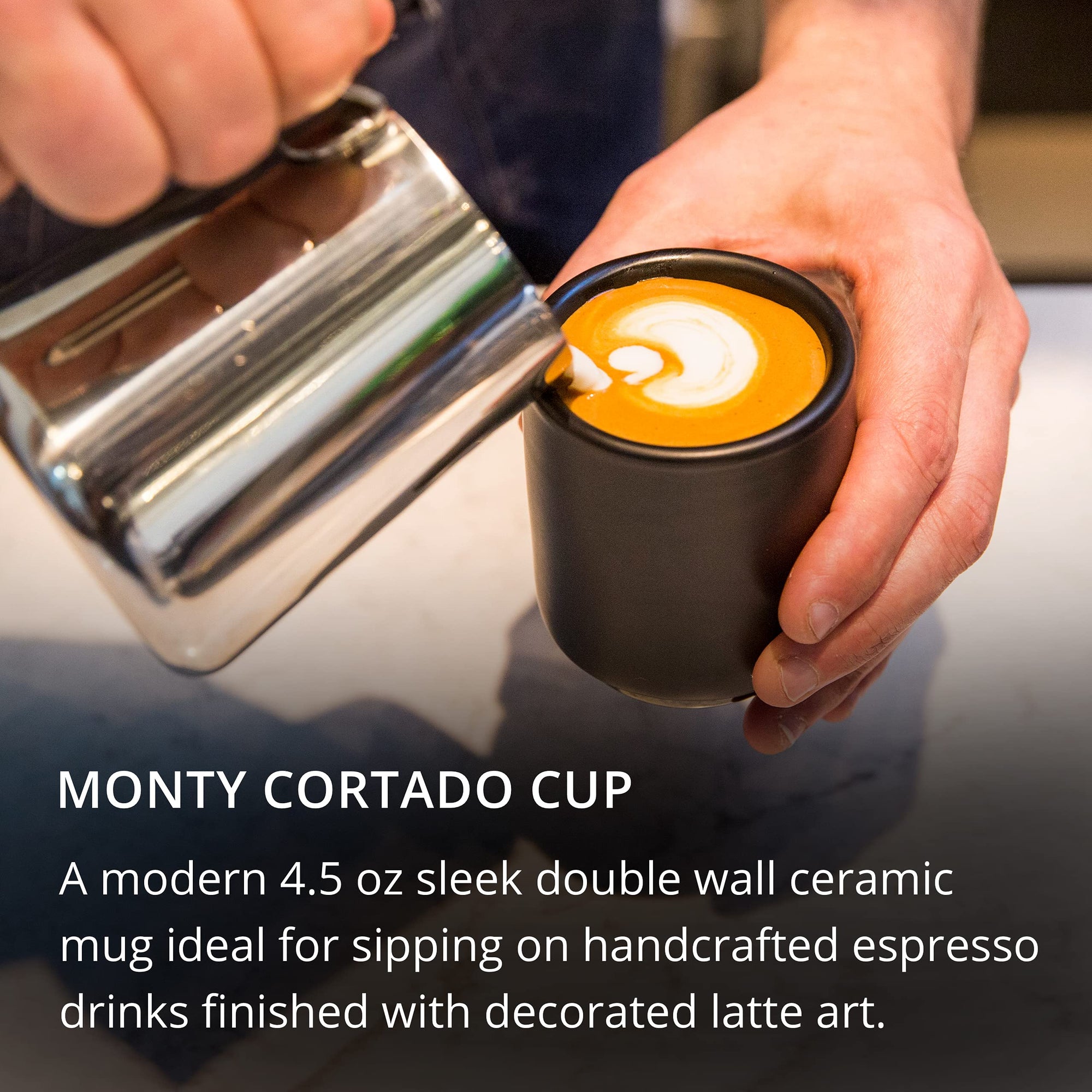 Fellow Monty Milk Art Cups - Black