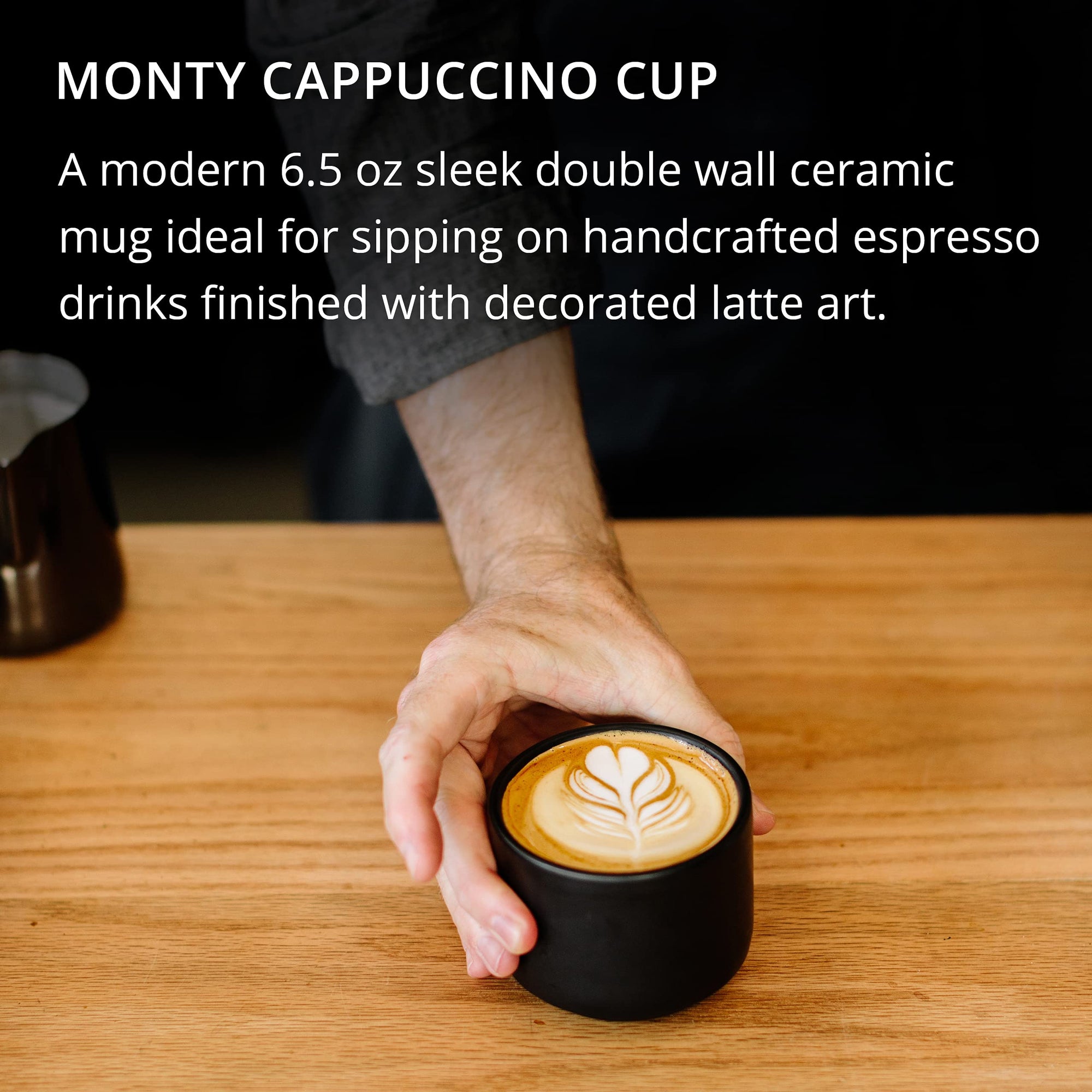 Fellow Monty Milk Art Cups - Black