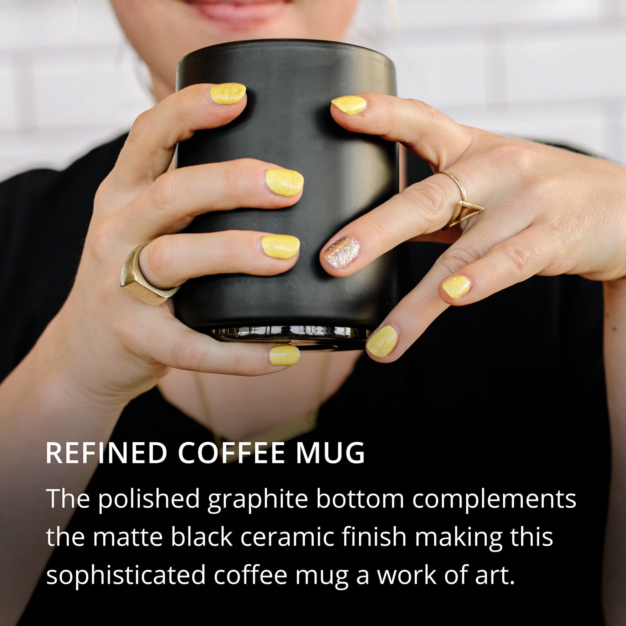 Fellow Monty Milk Art Cups - Black