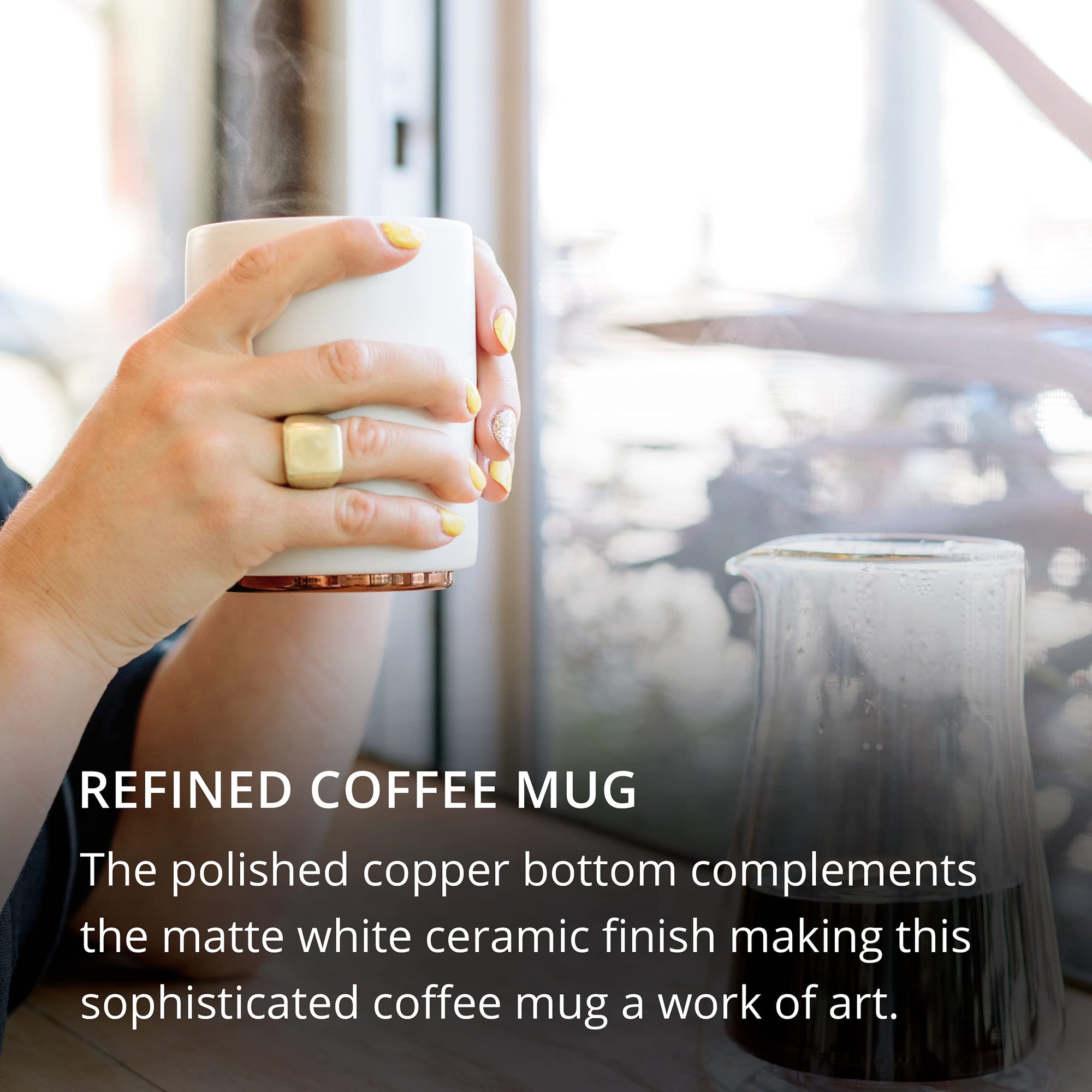 Fellow Monty Milk Art Cups - White