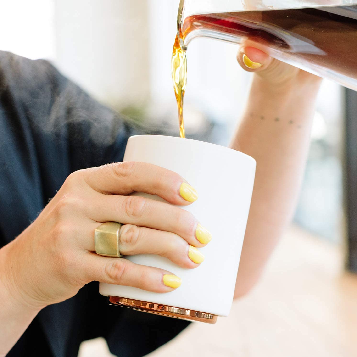 Fellow Monty Milk Art Cups - White