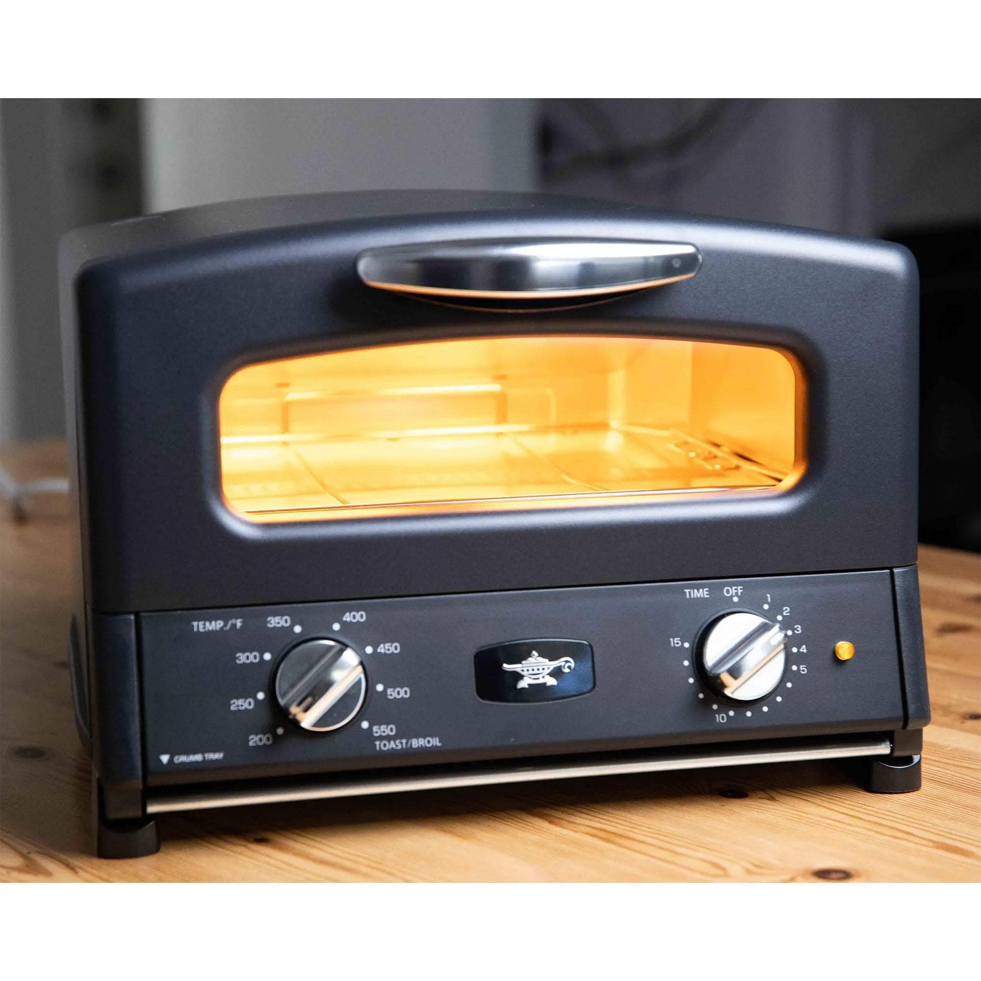 HeatMate Countertop Toaster Oven, Compact Kitchen Appliance with Graphite Heating Technology