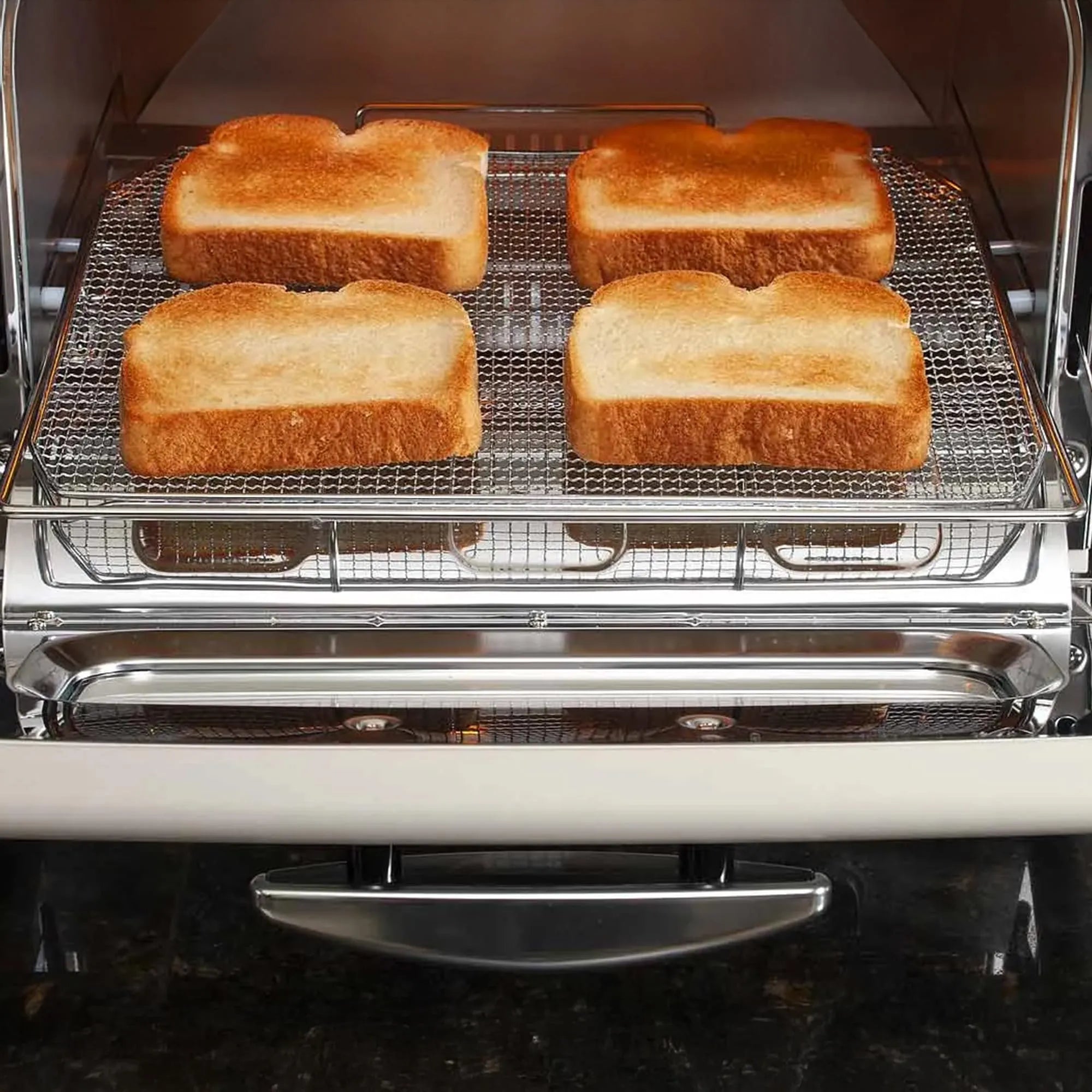 HeatMate Countertop Toaster Oven, Compact Kitchen Appliance with Graphite Heating Technology