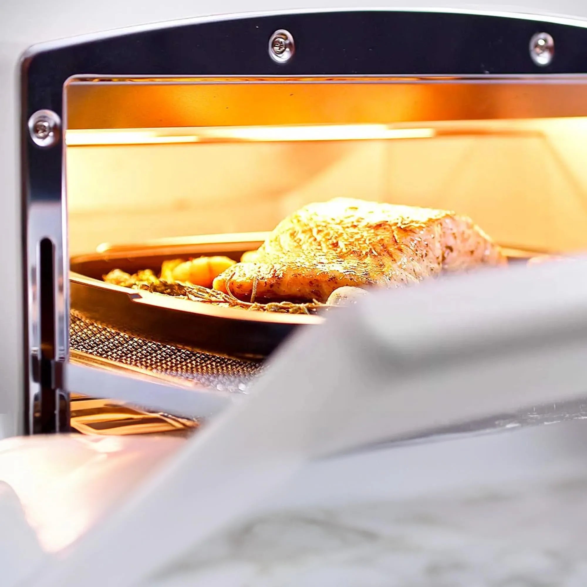 HeatMate Countertop Toaster Oven, Compact Kitchen Appliance with Graphite Heating Technology
