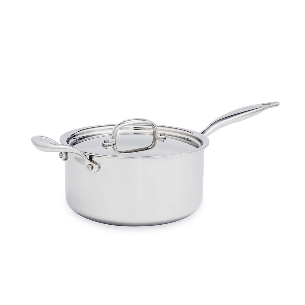 Heritage Steel 5-ply Stainless Saucepan with Lid - Thumbnail 4