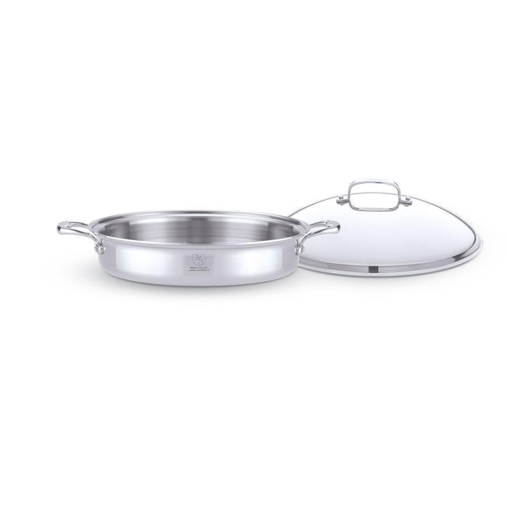 Heritage Steel 5-ply Stainless Sauteuse - 5 Qt. - Thumbnail 3