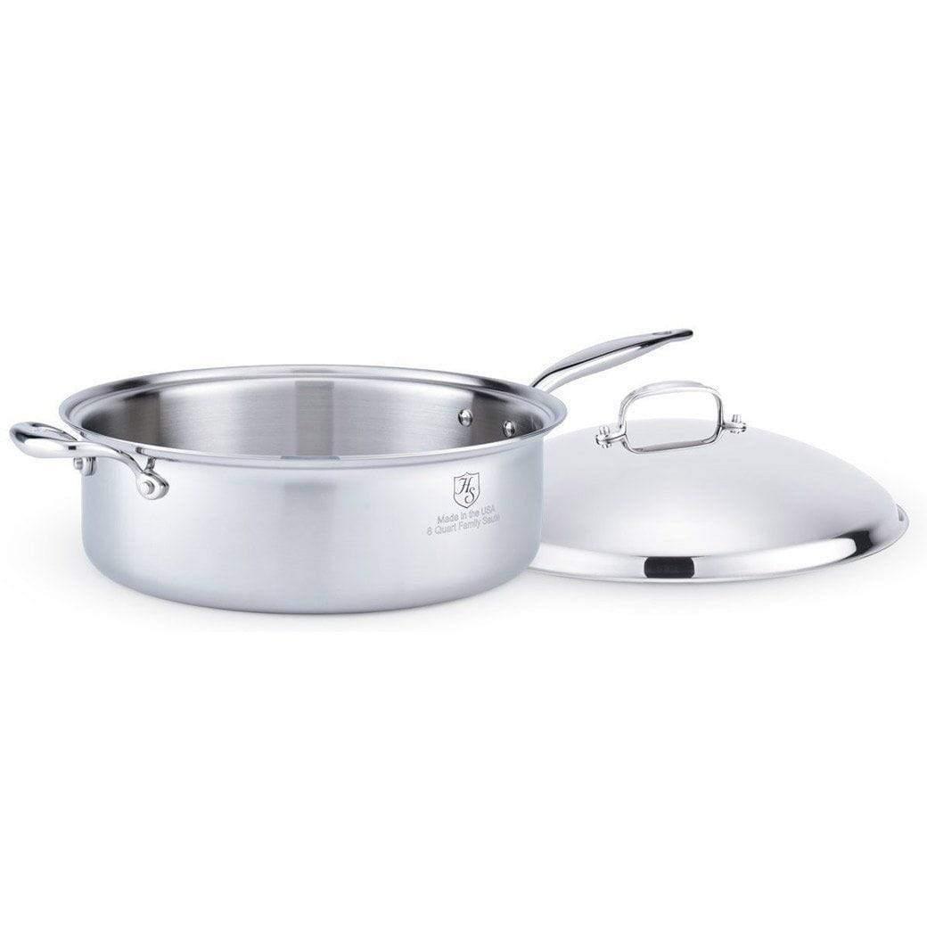 Heritage Steel 5-ply Stainless Saucepan with Lid - Thumbnail 5