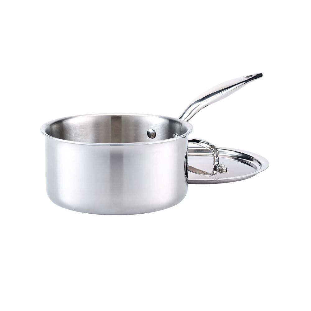 Heritage Steel 5-ply Stainless Core Cookware Set - 10-Piece - J.L. Hufford