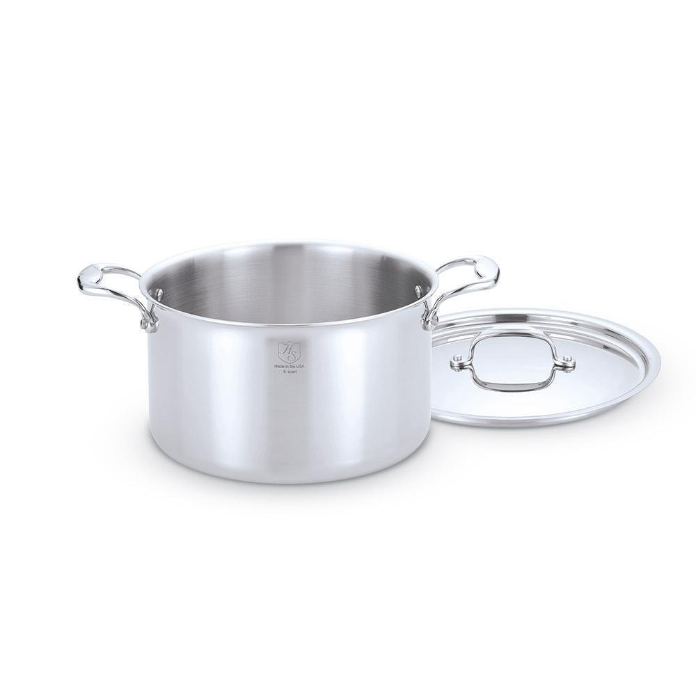 Heritage Steel 5-ply Stainless Core Cookware Set - 10-Piece - J.L. Hufford
