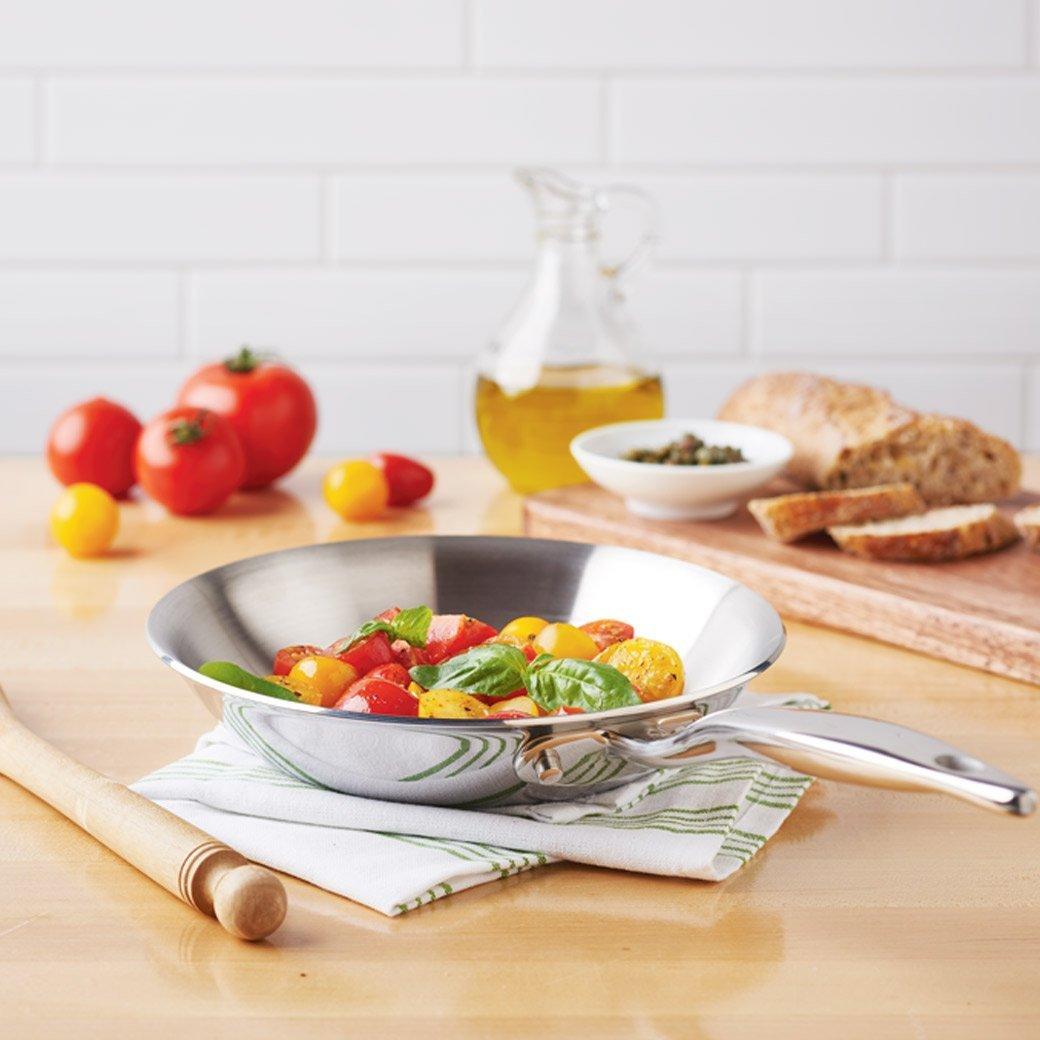 Heritage Steel 5-ply Stainless Fry Pan Set - 8.5″ & 10.5″ - Thumbnail 2