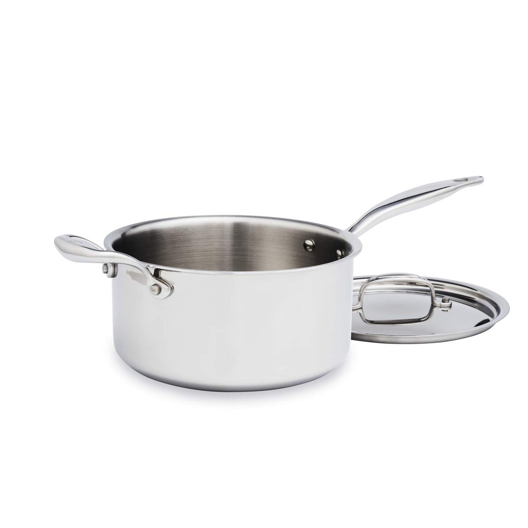 Heritage Steel 5-ply Stainless Saucepan with Lid - Thumbnail 3