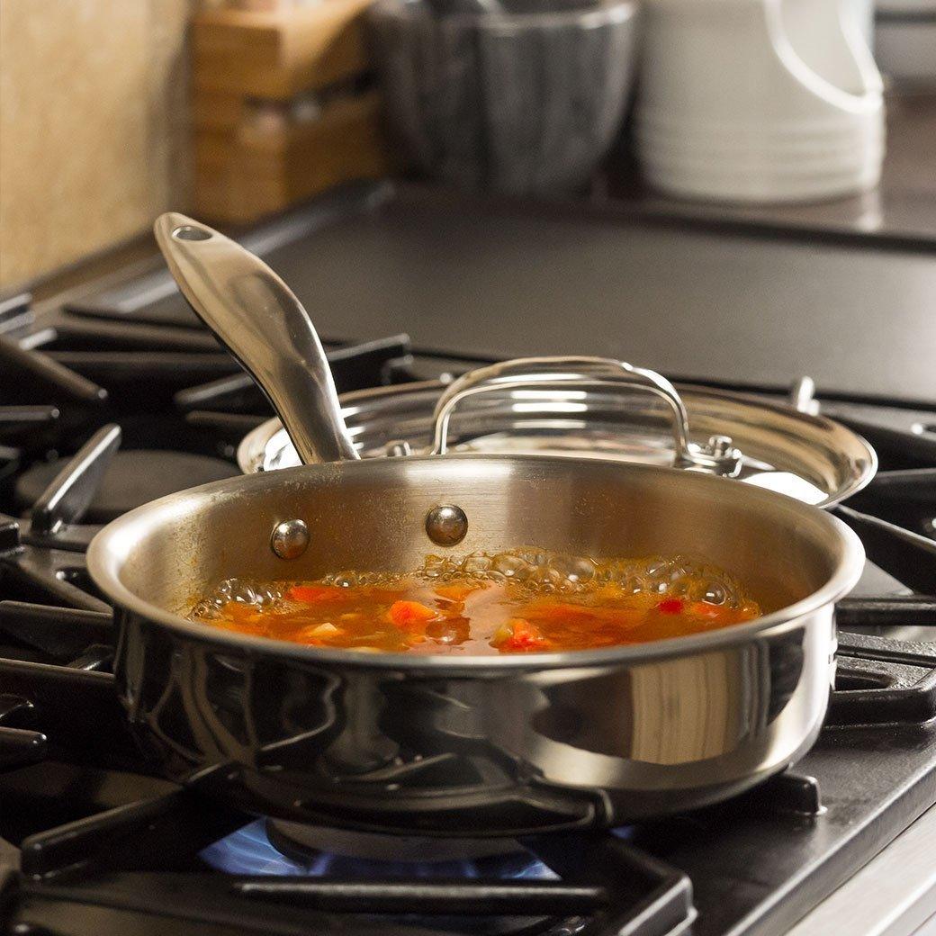 J.L. Hufford 1.5 Qt. Stainless Santoku Pan by Heritage Steel - Thumbnail 2