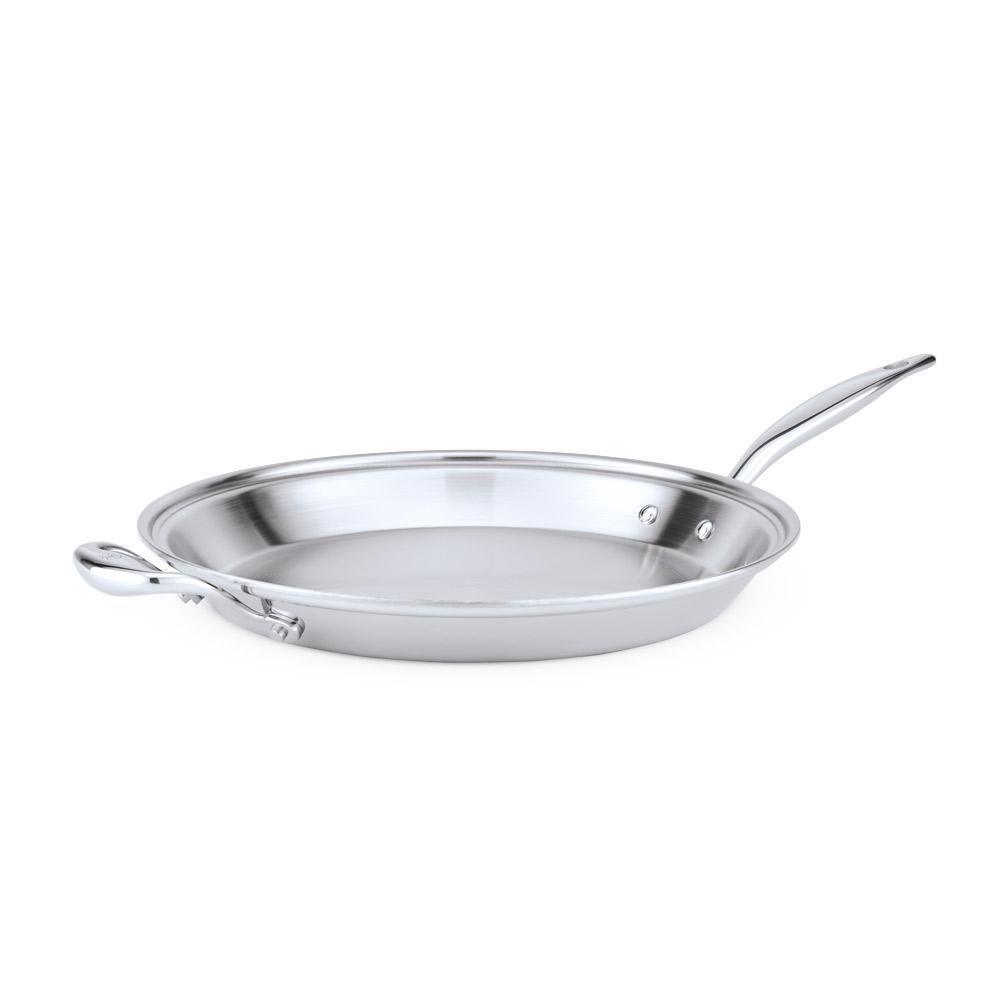 Heritage Steel 5-ply Stainless 13.5″ French Skillet - Thumbnail 2