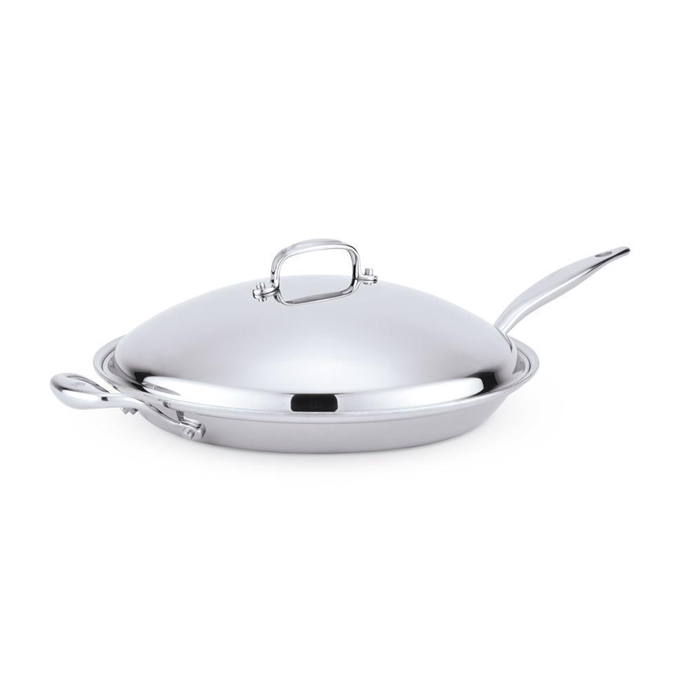 Heritage Steel 5-ply Stainless 13.5″ French Skillet
