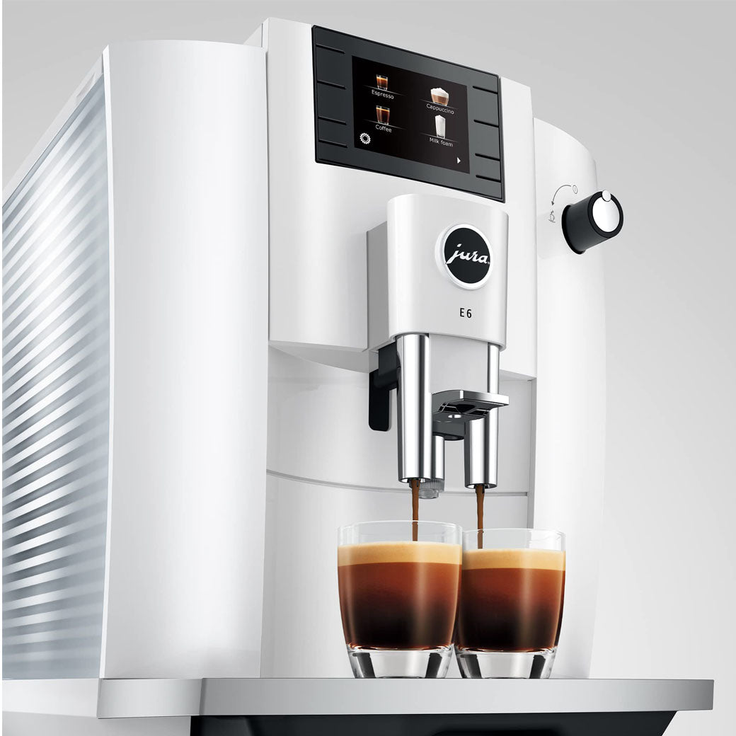 Jura E6 NAC Automatic Espresso Machine with P.E.P. 2023 Release Factory Refurbished