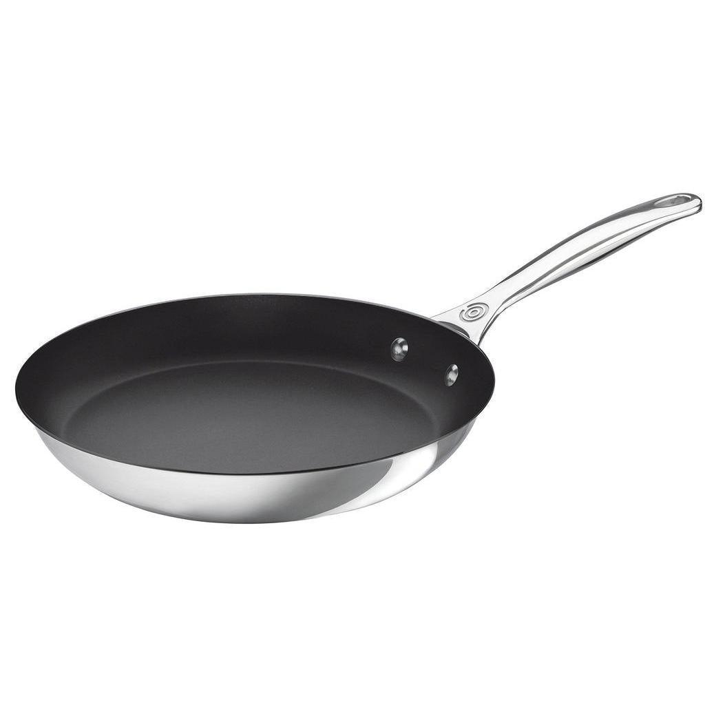 Le Creuset Tri-Ply Stainless Steel Nonstick Fry Pan - Thumbnail 3