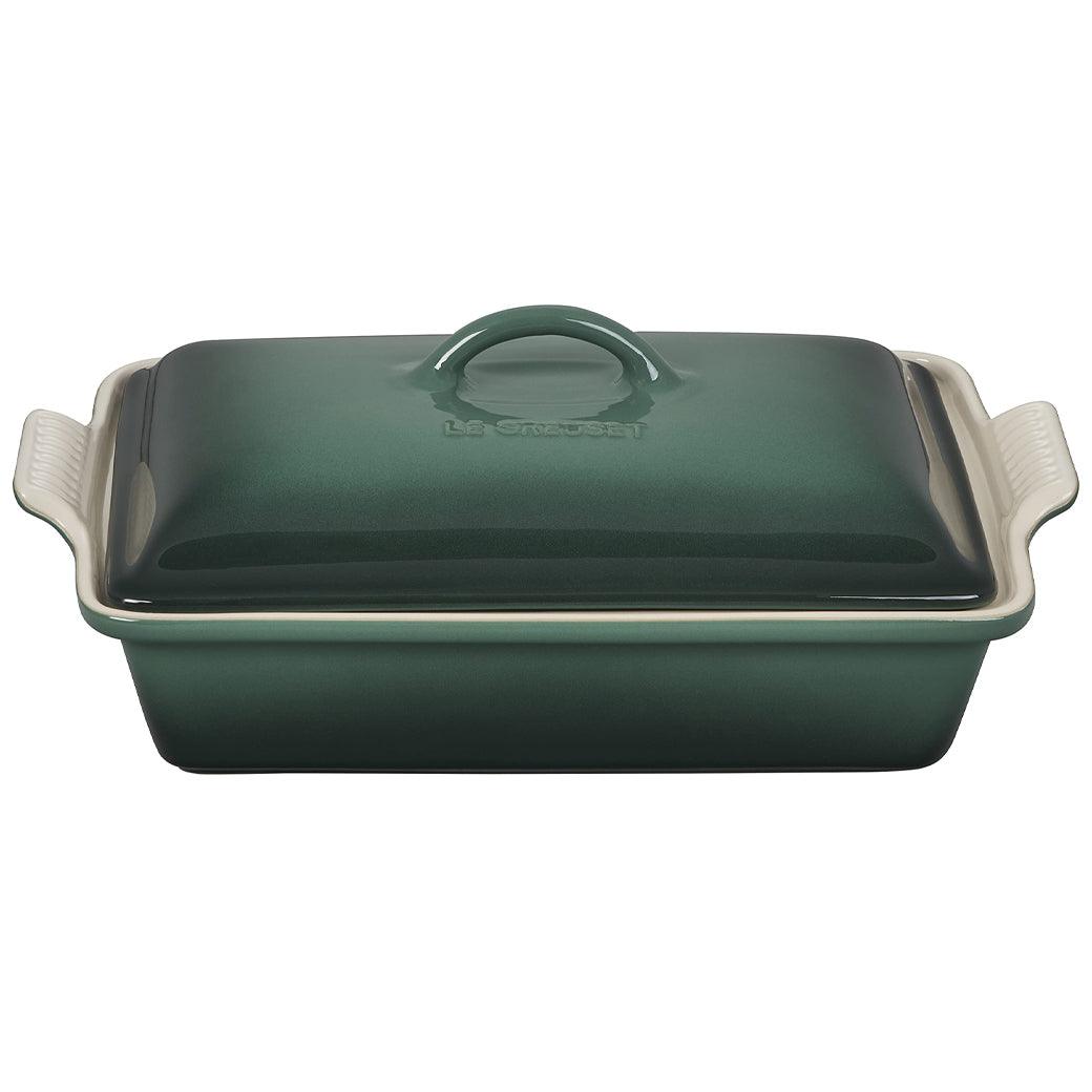Le Creuset 4 qt Stoneware Heritage Covered Rectangular Casserole - J.L. Hufford