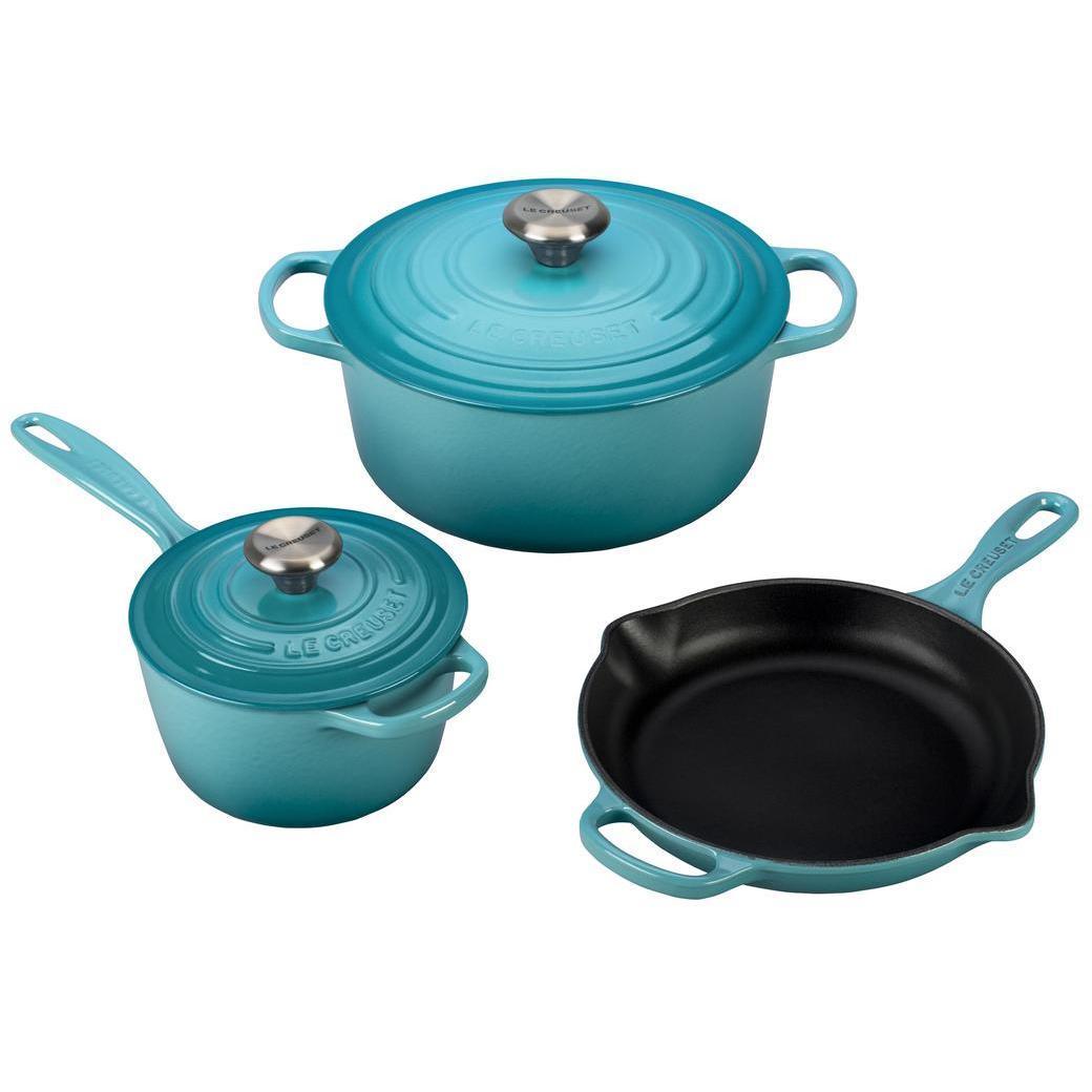 Le Creuset 5-Piece Signature Cast Iron Cookware Set | J.L. Hufford